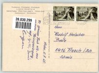 9490 Vaduz 1965 - Schloss Fürst Franz Josef II. Fürstin Gina Briefmarken Wappen