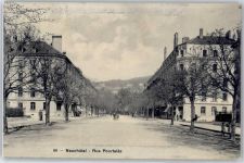 2000 Neuchâtel Neuenburg - Ortsansicht, Rue Poutalès