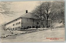2610 St-Imier Saint-Imier Winter Gasthaus Restaurant la Dame Altitude Ort lt. Fotograf