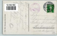 9470 Buchs SG - 1914 Hotel Kurhaus Buchserberg mit Alpstein Hüttenstempel