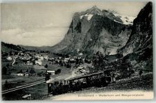 3818 Grindelwald 1909 - Wetterhorn und Wengernalpbahn Zahnradbahn