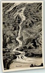 8212 Neuhausen am Rheinfall - Vogelschau Scan verzogen