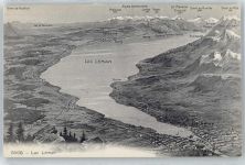 1200 Genève Genf - Panorama Lac Leman AKU2