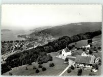 8264 Eschenz Bornhausen - Fliegeraufnahme Gasthaus Klingenzellerhof Blick auf Mammern Untersee