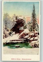 3000 Bern Berne - Weltpostdenkmal Winter