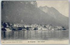 1898 St-Gingolph - See, Teilansicht