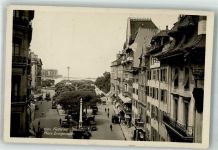 1200 Genève Genf 1930 Foto AK Geschäft Auto Place Longmalle