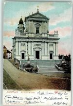4500 Solothurn Soleure 1904 Gebrauchsspuren St Ursuskirche