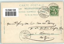 4500 Solothurn Soleure 1904 Gebrauchsspuren St Ursuskirche