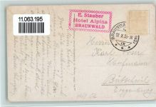 8784 Braunwald - Tödikette vom Rubschen aus gesehen Selbsanft Bifertenstock Tödi Kammerstock Gamsfayren Clariden