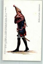 Gruppe 13 Soldaten Friedrich des Großen von A. Menzel Nr. III AK Stollwerck Schokolade 1900 Künstlerkarte