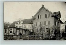 8800 Thalwil Foto AK Wohnhaus - Familie steht vor dem Haus AK