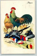 1917 - Karikatur Antipropaganda WK I Nr. 129 Ediiteur ISAL Lausanne