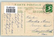 9100 Herisau 1909 Prägedruck Säntis Lithographie