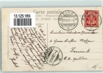 9428 Walzenhausen 1907 - Kirche und Reinburg