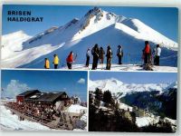 Brisen - Gasthaus Haldigrat Winter Skifahrer