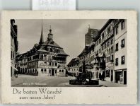 8260 Stein am Rhein FOTO KEINE AK Neujahr Rathausplatz
