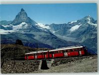 3920 Zermatt - Gornergratbahn mit Matterhorn