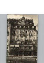 6000 Luzern Lucerne - Hotel des Alpes