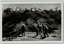 Niesen Gebrauchsspuren Niesen-Kulmterrasse Hotel Hüttenstempel Blümlisalp Fernrohr