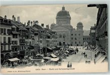 3000 Bern Berne - Bundeshaus Marktszene