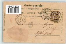9470 Werdenberg 1899 - Bahnhof Buchs Schloss