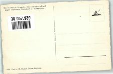 7260 Davos Dorf Foto AK Winter Pension Deutsches Kriegerkurhaus