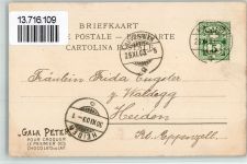 Le Lys Gala Peter Chocolats Jugendstil Werbung Lithographie Schokolade 1903 BOAKC