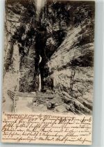 Grindelwald 1906 Foto AK Lutschinenschlucht
