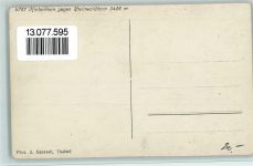 7438 Hinterrhein Foto AK Teilansicht, gute Erhaltung AK Photo Gaberell 4797