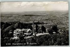 8143 Uetliberg Gebrauchsspuren Gross Restaurant Uto Kulm Fliegeraufnahme