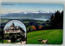Pfannenstiel Foto AK Gasthaus Kurhaus Hochwacht