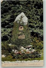 Basel Bâle Zoologischer Garten Johann Beck Denkmal Zoo 1911 Gebrauchsspuren