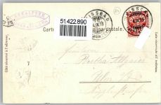 9050 Appenzell 1903 Lithographie Wappen Gemse Rucksack Seealpsee