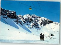 Diavolezza - Winter Seilbahn Skifahrer Bügellift