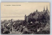 2000 Neuchâtel Neuenburg - Panorama Schloss AKU2