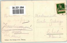 1470 Estavayer-le-Lac 1924 Gebrauchsspuren Place de Moudon