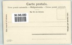 7276 Davos Frauenkirch Foto AK Kirche Ort handschriftlich