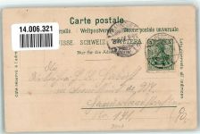 Zürich Rathaus-Quai Nr. 802 sign. Diemer, Zeno Künzli 1906 Lithographie