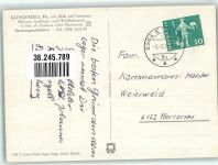 8264 Eschenz 1956 Foto AK Gasthaus Klingenzell Kirche Blick auf Untersee