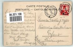 6210 Sursee 1911 Gebrauchsspuren Rathaus Feldpost Bataillon Nr. 97