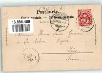 9050 Appenzell 1904 Foto AK Kirche Armenhaus Die Sitter mit hoh, Kasten