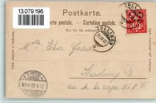 8000 Zürich 1902 Lithographie Kunstanstalt Frey & Söhne - Zürichberg, Alkoholfreies Kurhaus, AK