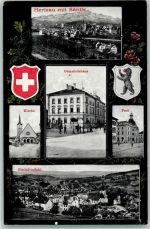 9100 Herisau - Säntis Gemeindehaus Kirche Post Glattalviadukt