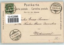8810 Horgen 1900 Lithographie / Prägedruck Passepartout