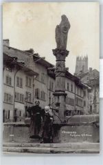 1700 Fribourg Freiburg Gebrauchsspuren Brunnen AKU2