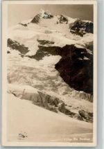 7504 Pontresina 1929 Foto AK Piz Bernina Winter Ort lt. Stempel