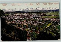 2532 Magglingen Macolin - Blick auf Biel Alpenkette