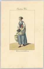 Urnermädchen Tracht Schweiz Künstlerkarte