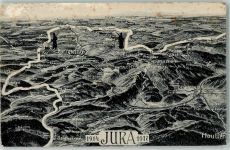 2900 Porrentruy Pruntrut 1917 Gebrauchsspuren Vogelschau Jura